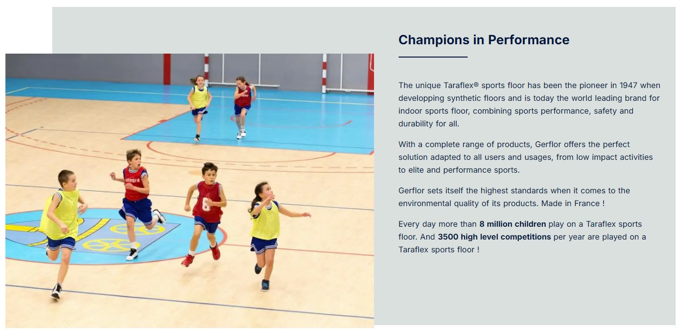 Taraflex - Champions in Performance